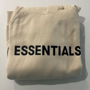 Cream Essentials Hoodie (Large) TAKING OFFERS